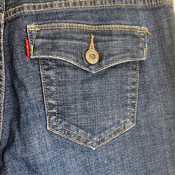 Levi's 512, Blue Boot Cut Jeans Perfectly Slimming size 12 - Picture 4 of 13